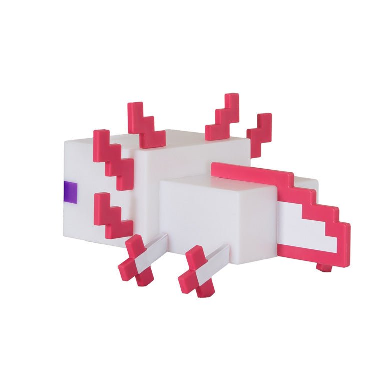 Lampe de table LED Minecraft « Axolotl » – avec batterie et USB-C
