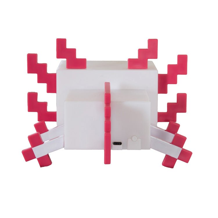 Lampe de table LED Minecraft « Axolotl » – avec batterie et USB-C