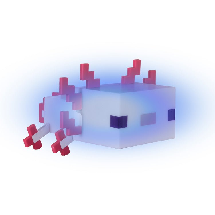 Lampe de table LED Minecraft « Axolotl » – avec batterie et USB-C