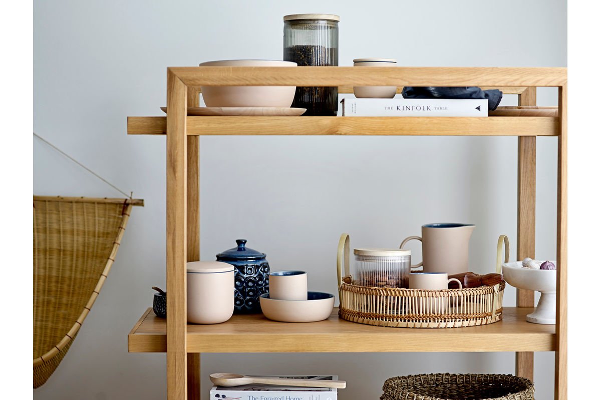 Kom Erin - Witte marmer met elegante standaard