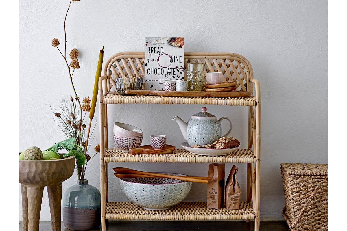 Bol Livia – Grès avec motif décoratif en vert