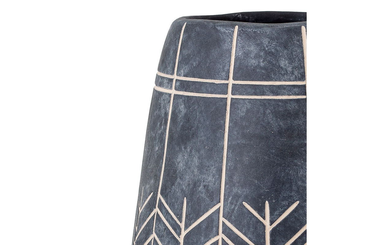 Vaas "Sorell" - bruine keramieken vaas