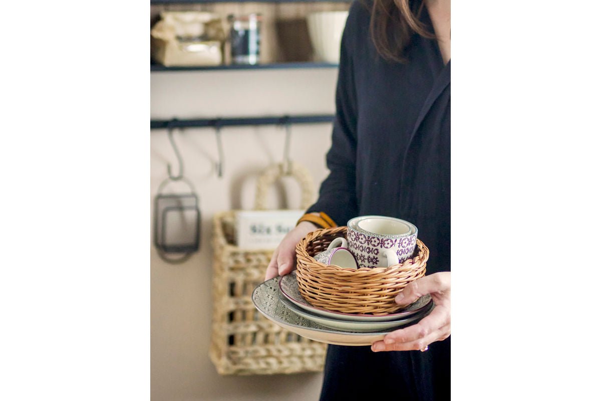 Assiette Solune - fabriquée en grès / lot de 4