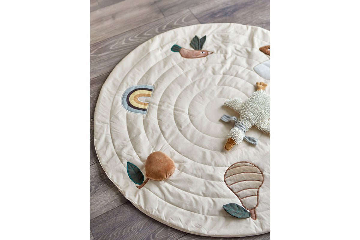 Spielmatte Anton - weiche Erlebnisdecke mit Knistereffekt & Soundelementen