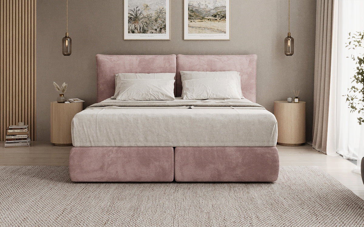 Boxspringbett Pillo in Cord