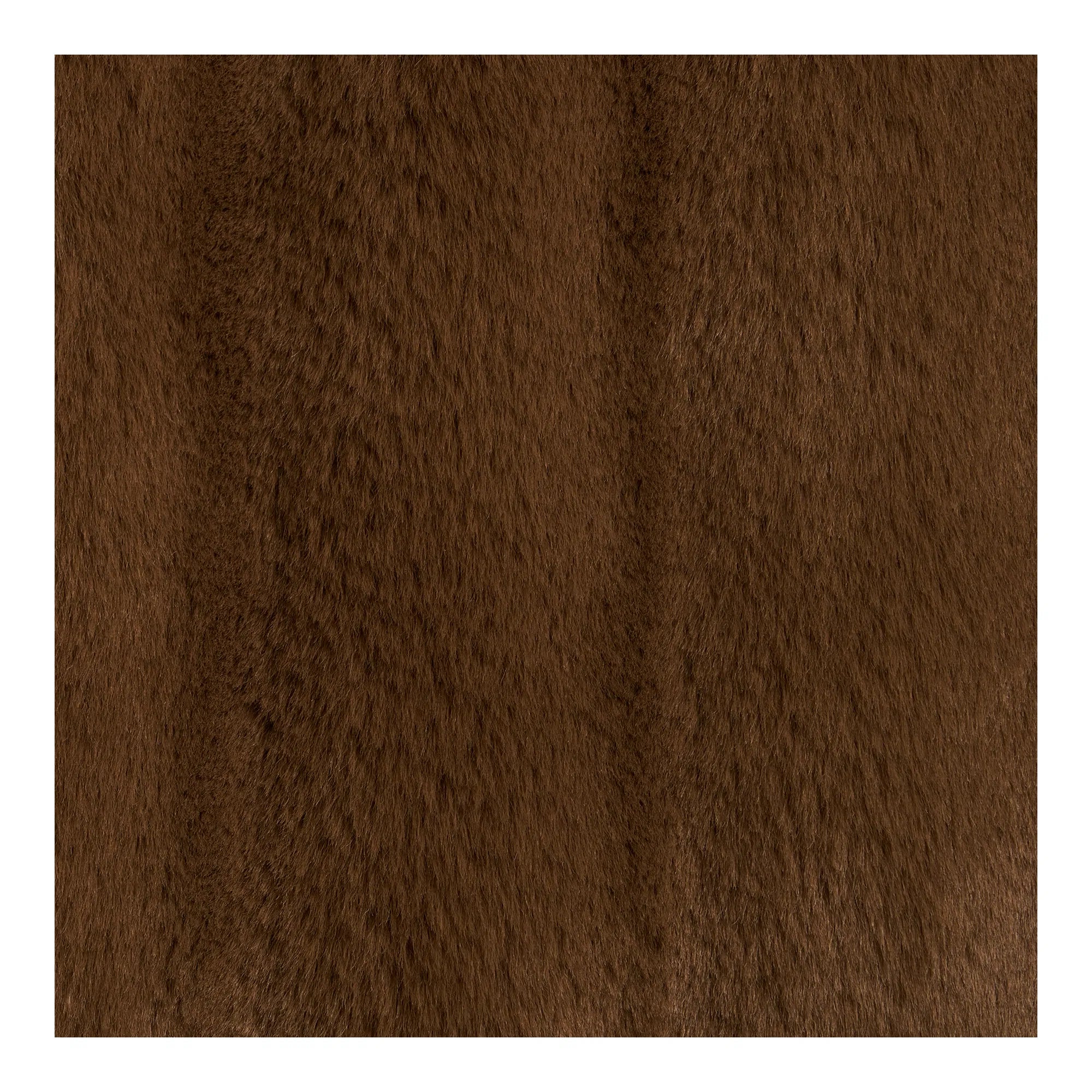 Flausch - sierkussen Tao van imitatiebont bruin 45x45 cm