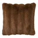 Flausch - sierkussen Tao van imitatiebont bruin 45x45 cm