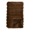 Pluche Sprei Tao van Imitatiebont Bruin 130x180 cm