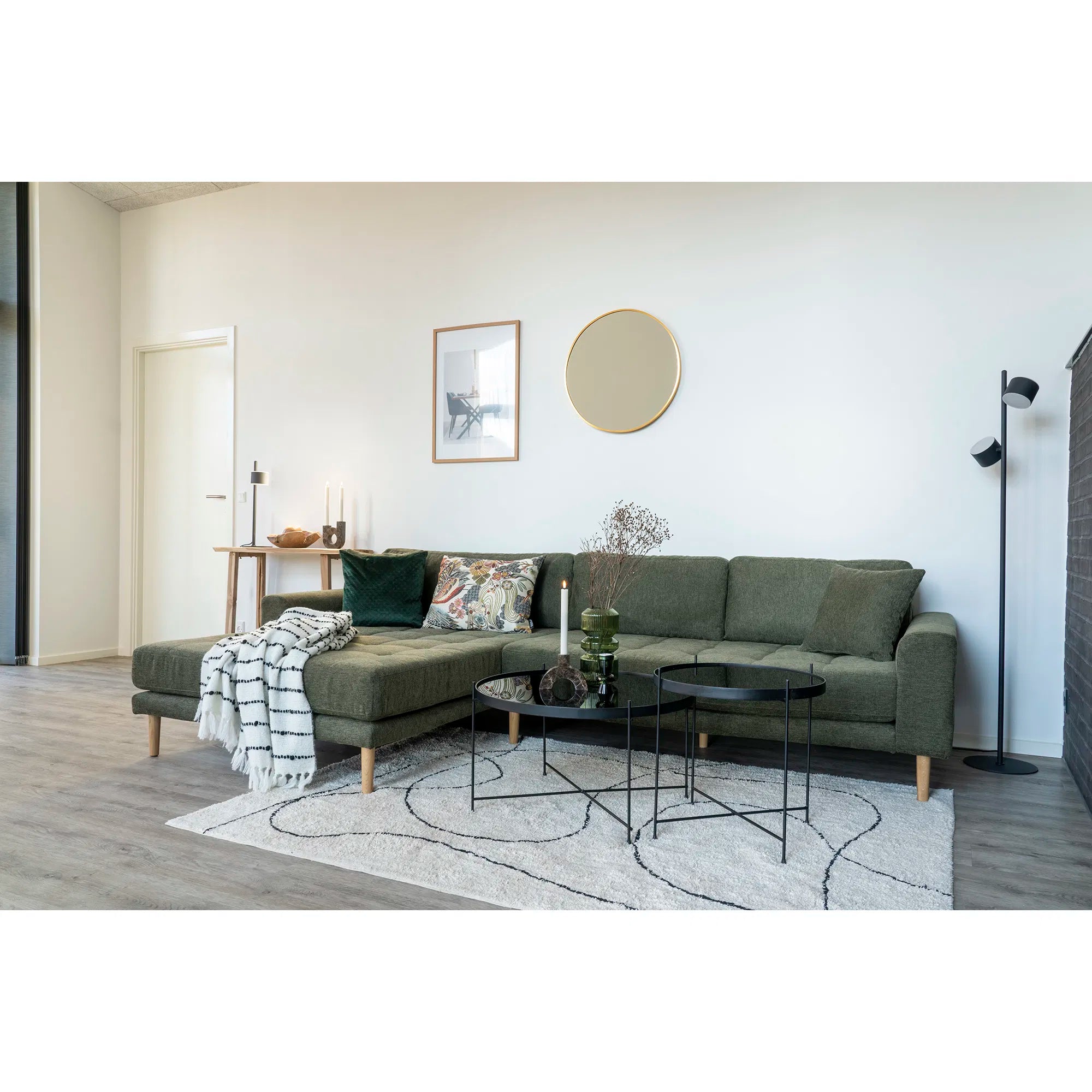 Vloerkleed Arenzo – Modern katoenen vloerkleed met abstract patroon, 160x230 cm