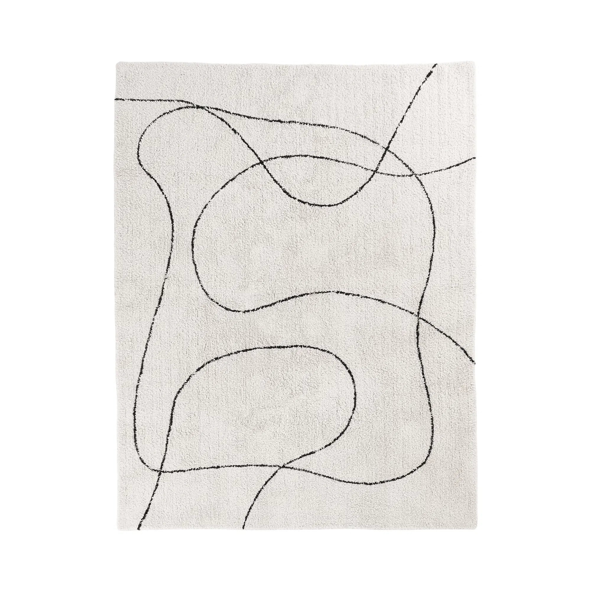 Vloerkleed Arenzo – Modern katoenen vloerkleed met abstract patroon, 160x230 cm
