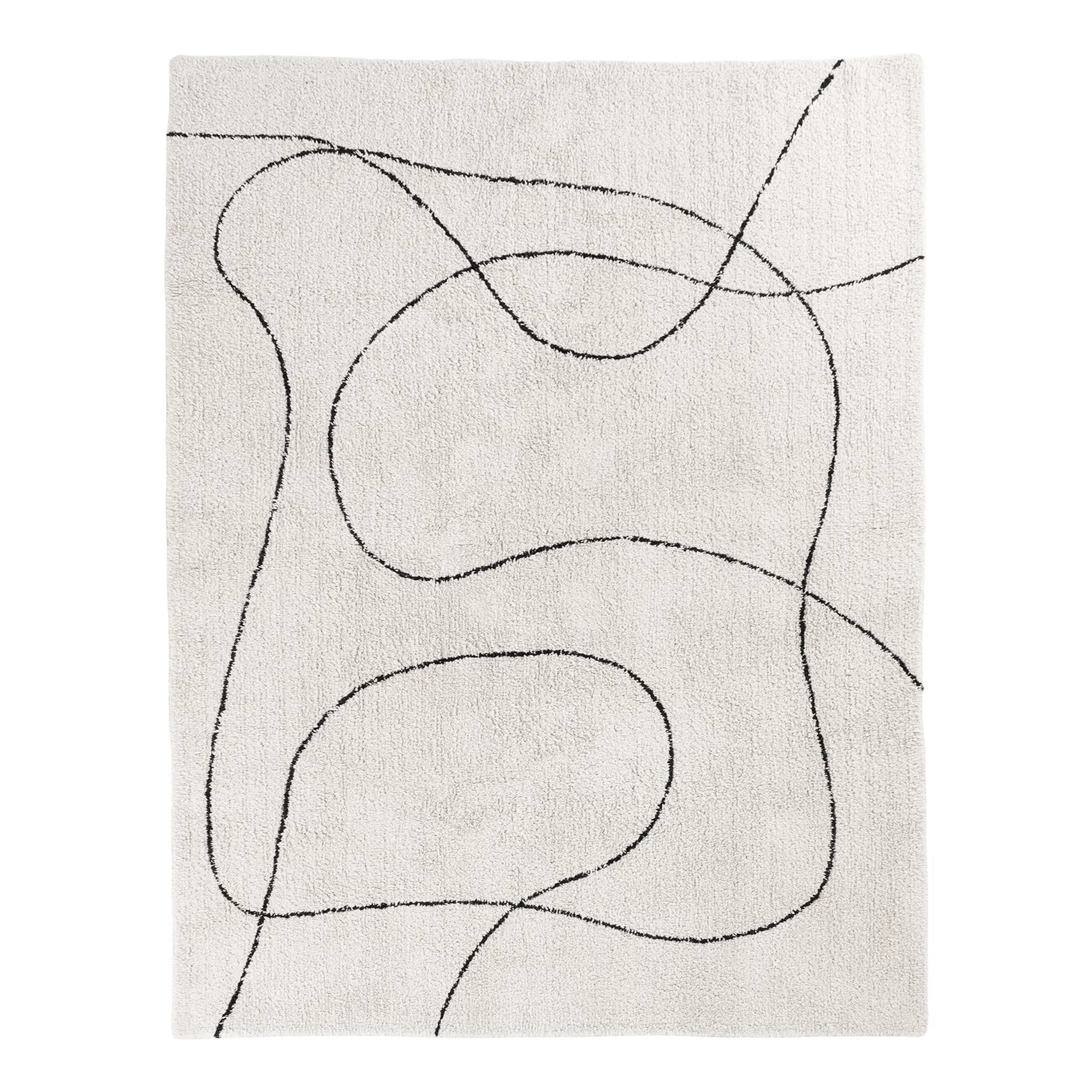 Vloerkleed Arenzo – Modern katoenen vloerkleed met abstract patroon, 200x300 cm