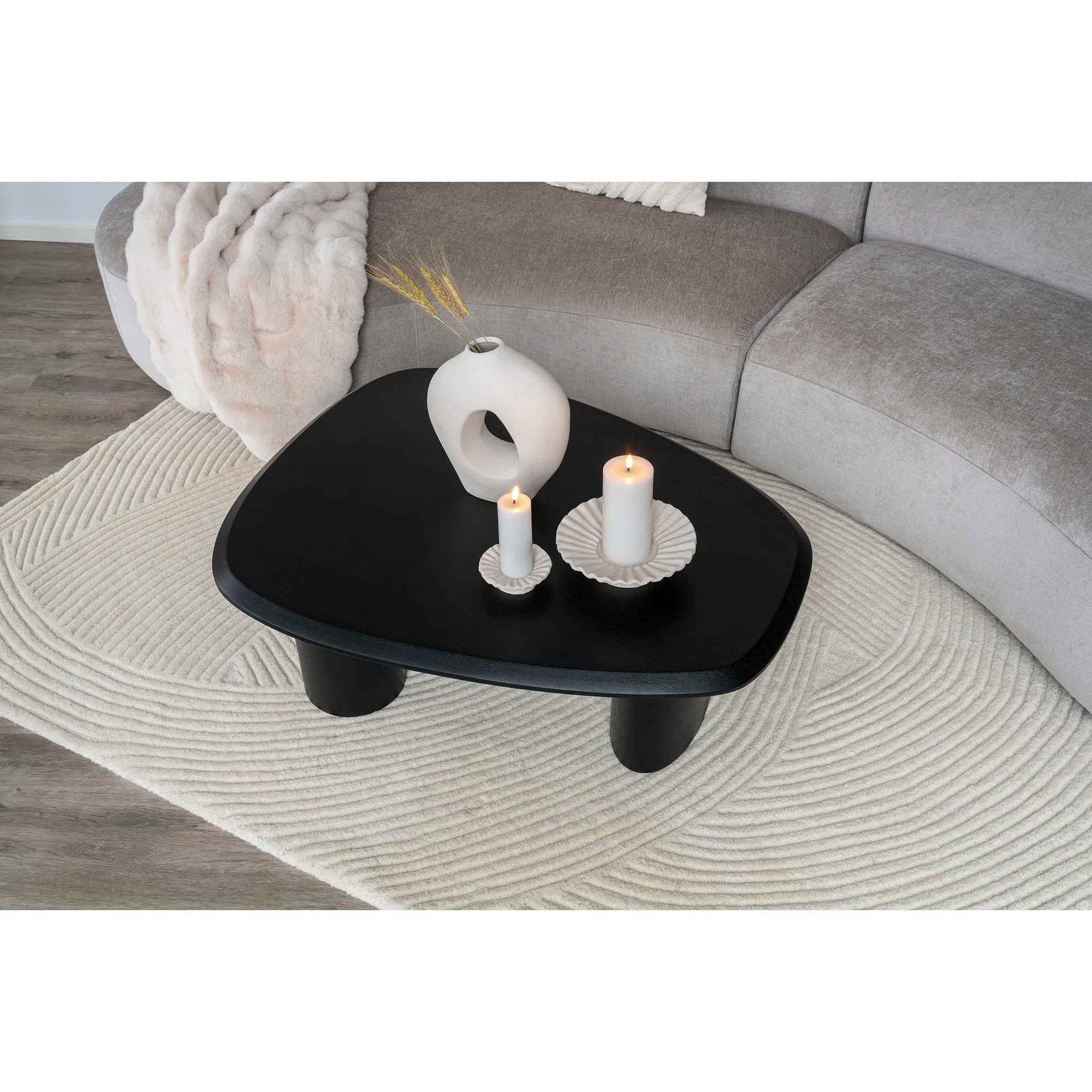 Vloerkleed Arivon – Handgetufte elegantie - 100% wol, 200x300