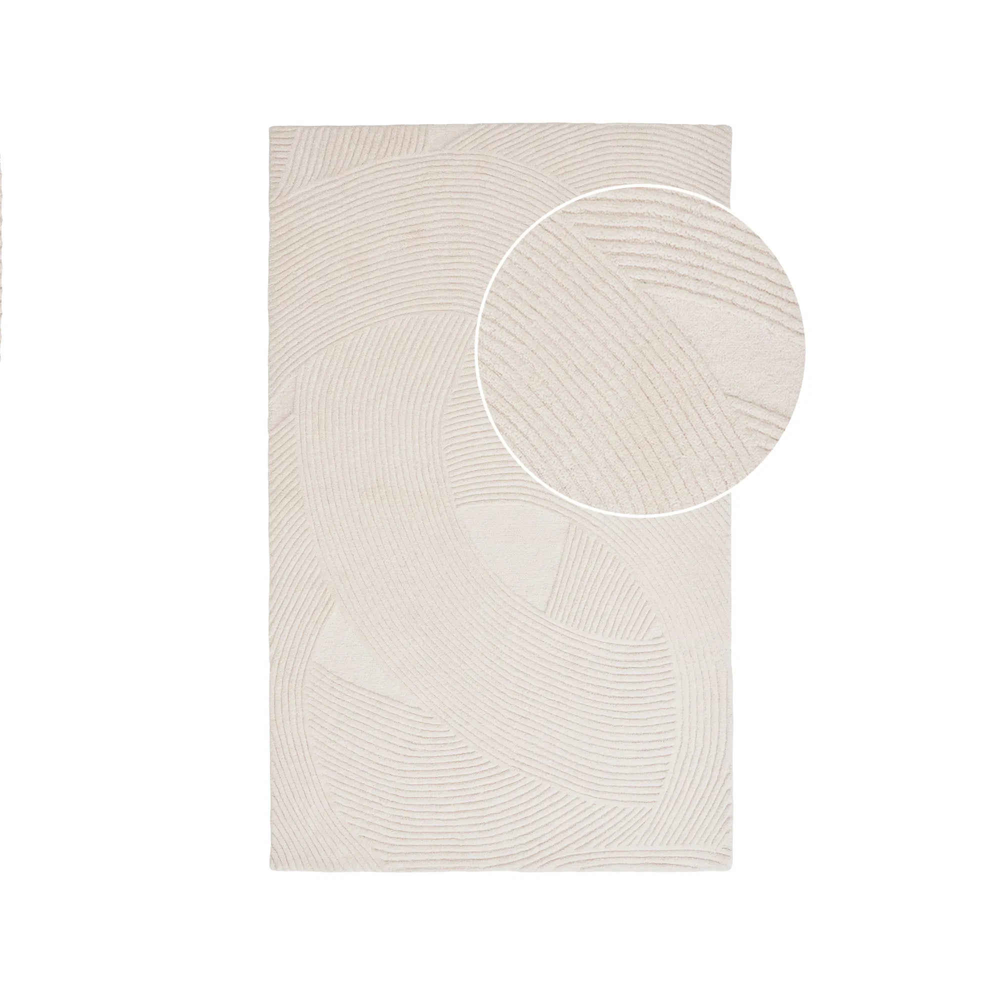Vloerkleed Arivon – Handgetufte elegantie - 100% wol, 160x230 cm
