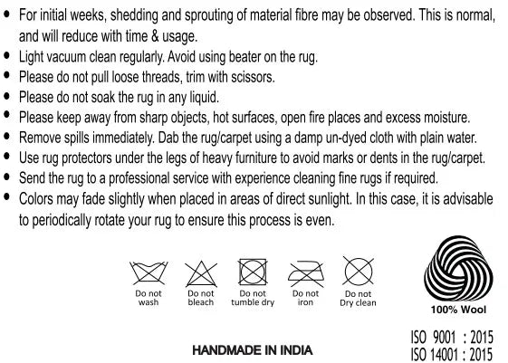 Teppich Eldvina – 160x230 aus 100% Wolle