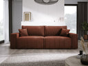 Designer Sofa Velanova 3-zits Ribstof met slaap- en klapfunctie