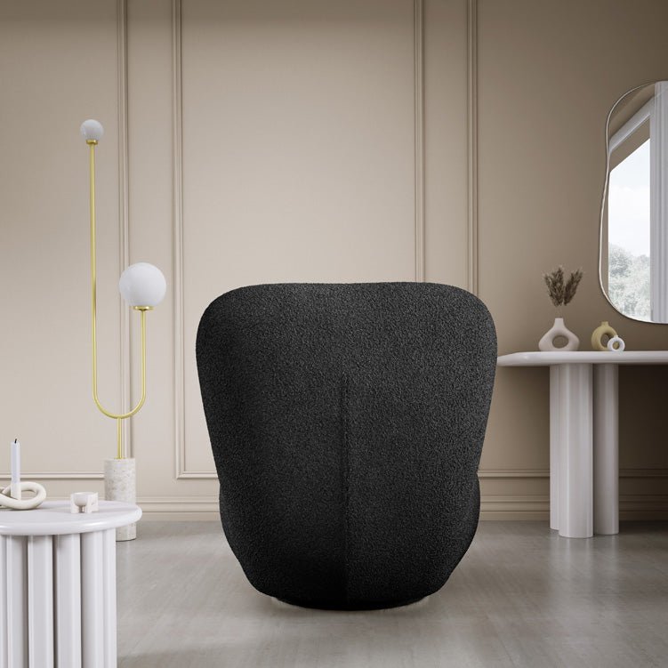 Designer fauteuil Kyoto 360° draaifunctie in Bouclé