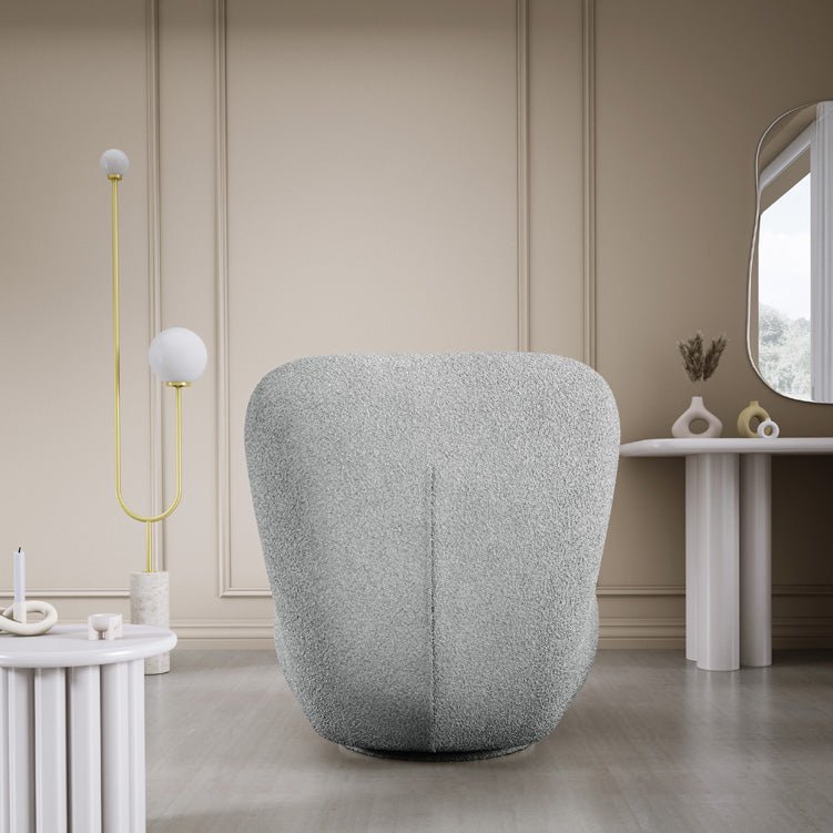 Designer fauteuil Kyoto 360° draaifunctie in Bouclé