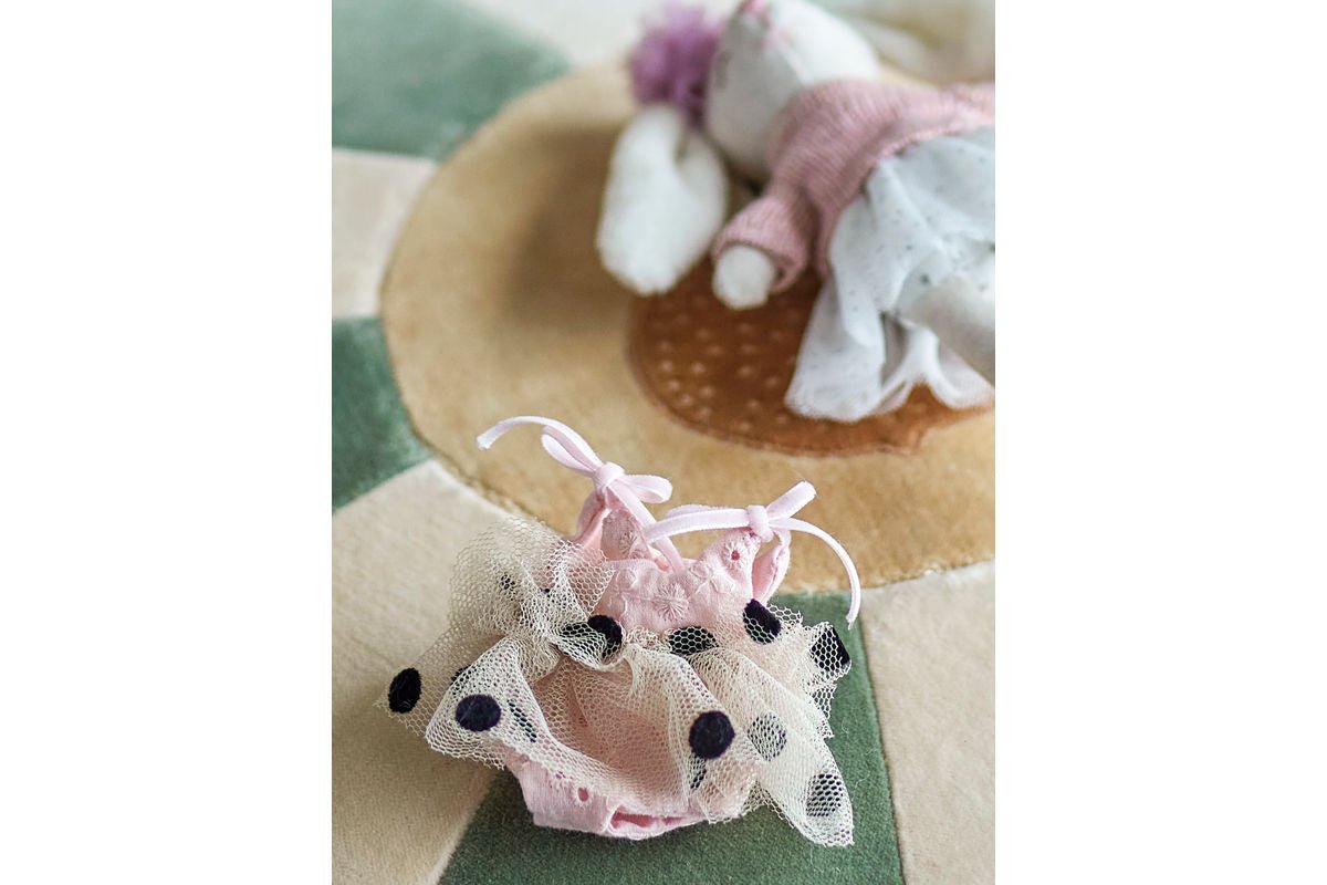 Stoffpuppe „Luna“ mit Tasche – Buntes Spielset aus Polyester