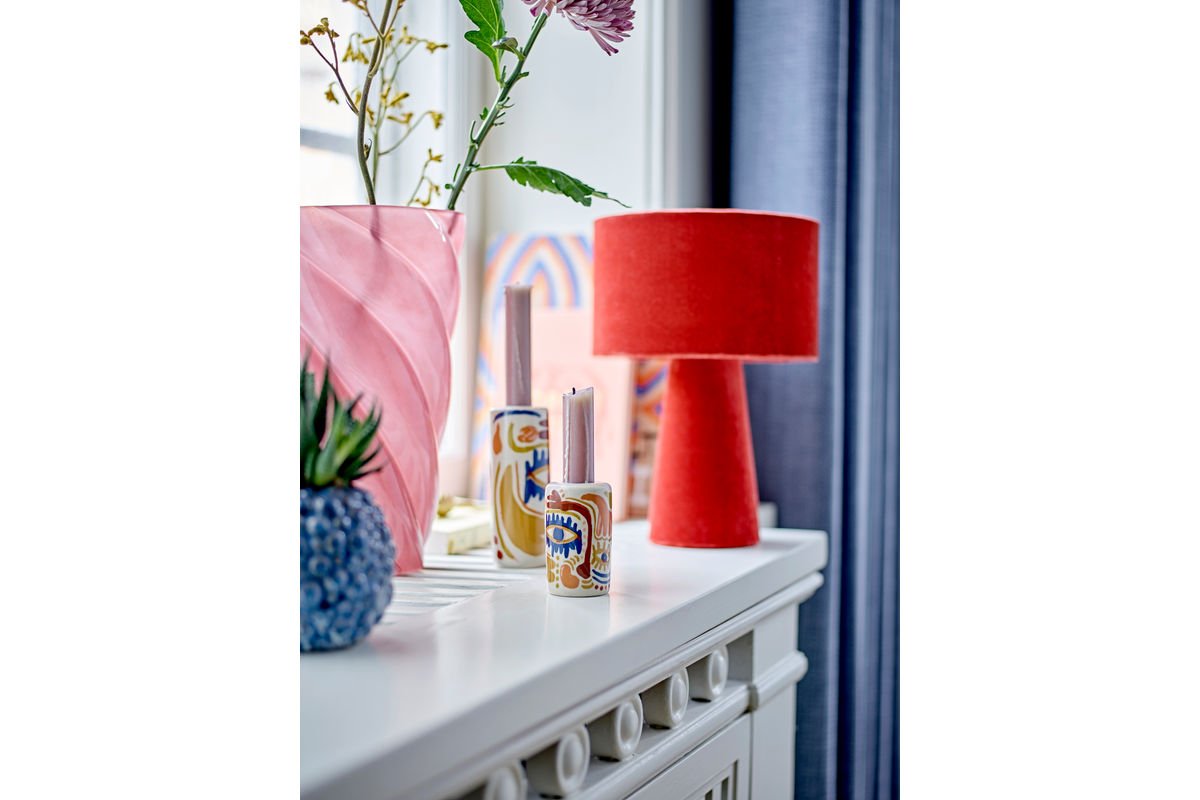 Vase « Pinkt Tornado » – en verre