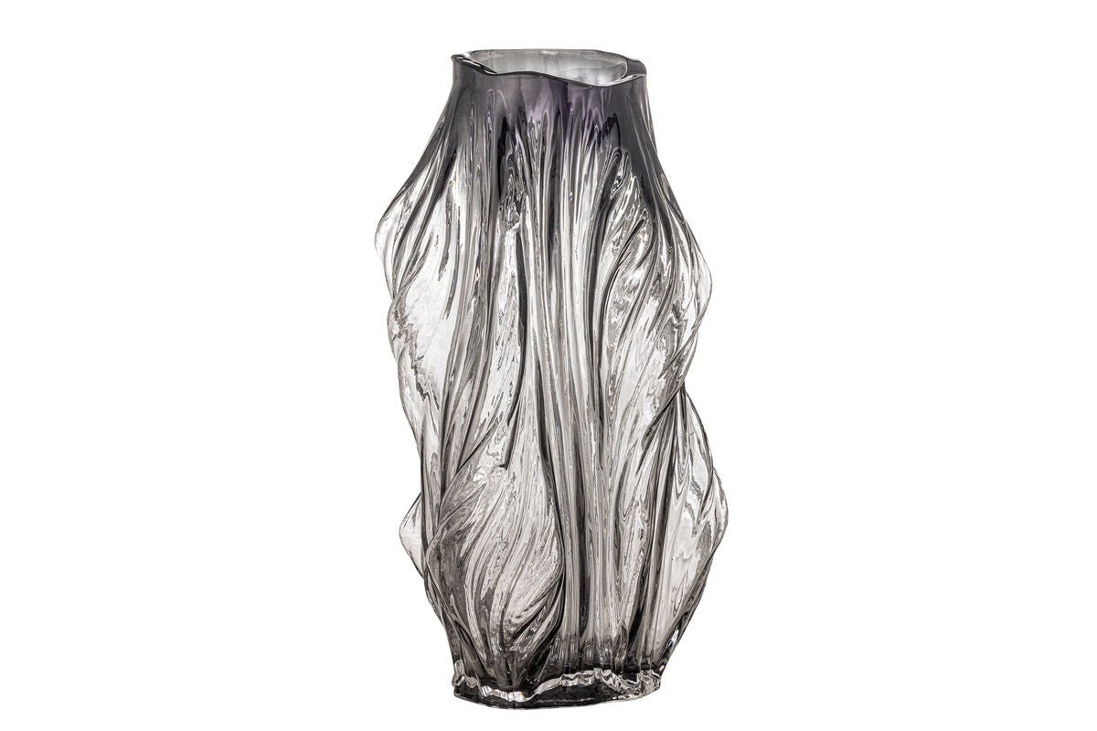 Vase « Elowen » – Verre gris