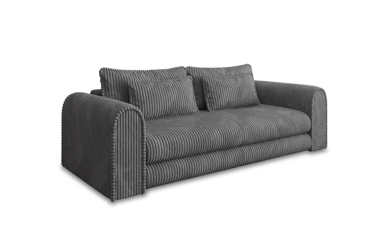 Designbank Lil Buddy 3-zits met slaapfunctie en opbergruimte in breedcorduroy