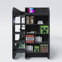 Minecraft Gaming-Hochbett BaseCamp XL mit Schreibtisch & Regal