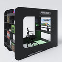 Minecraft Gaming-Hochbett BaseCamp XL mit Schreibtisch & Regal