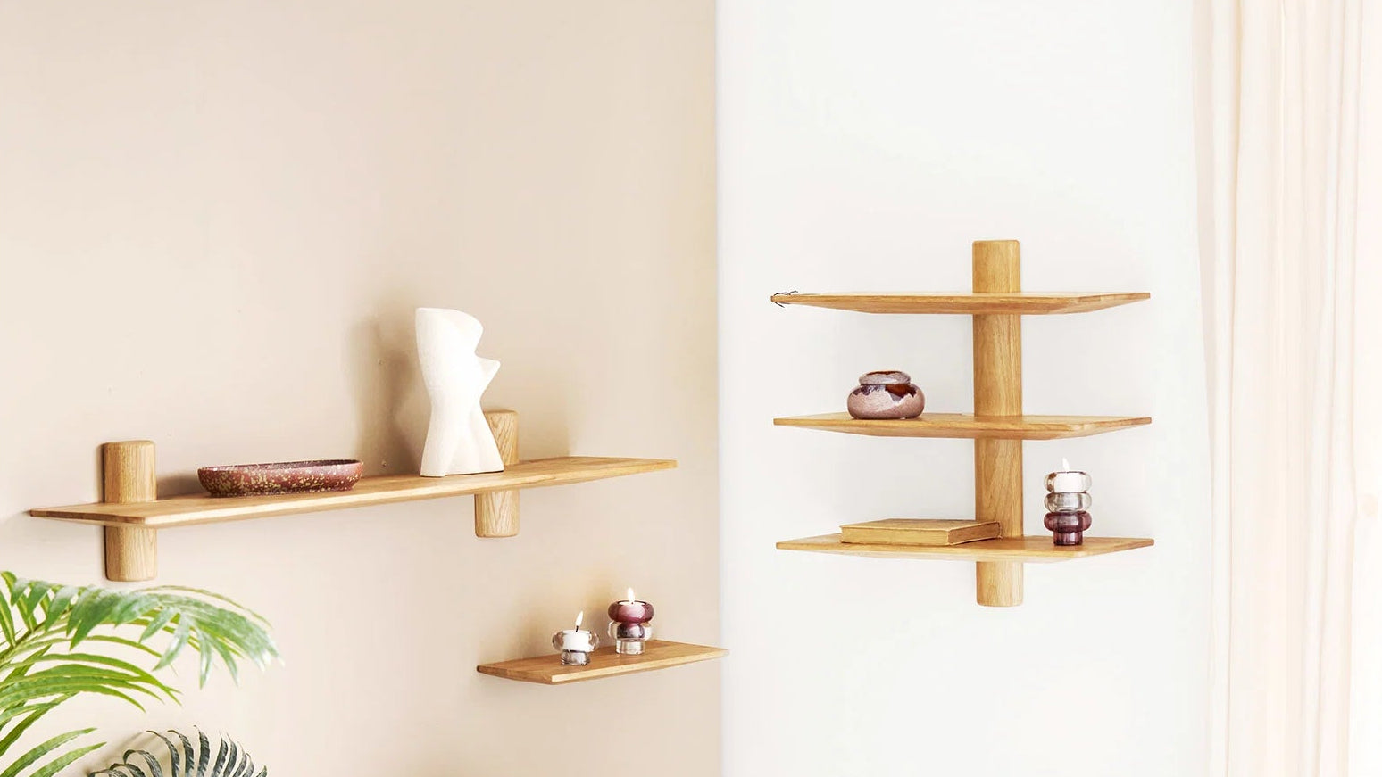 Étagère murale Corinna II - disponible en 2 versions