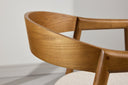 Ensemble de 2 - Chaise Tavi avec formes douces et organiques