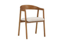 Ensemble de 2 - Chaise Tavi avec formes douces et organiques