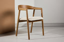 Ensemble de 2 - Chaise Tavi avec formes douces et organiques