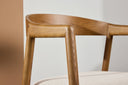 Ensemble de 2 - Chaise Tavi avec formes douces et organiques