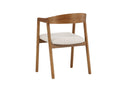 Ensemble de 2 - Chaise Tavi avec formes douces et organiques