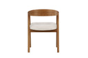 Ensemble de 2 - Chaise Tavi avec formes douces et organiques