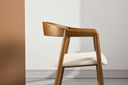 Ensemble de 2 - Chaise Tavi avec formes douces et organiques