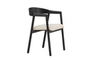 Ensemble de 2 - Chaise Tavi avec formes douces et organiques