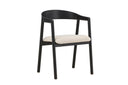 Ensemble de 2 - Chaise Tavi avec formes douces et organiques
