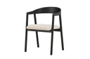 Ensemble de 2 - Chaise Tavi avec formes douces et organiques