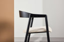 Ensemble de 2 - Chaise Tavi avec formes douces et organiques