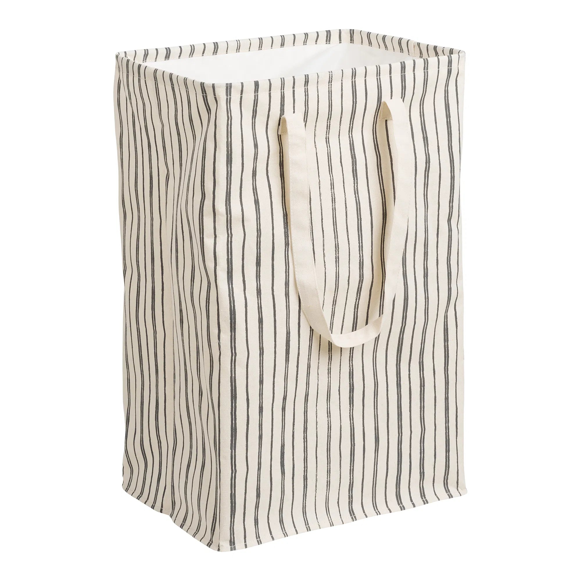 Wäschemand „Argos“ – Beige/Zwart met strepenpatroon