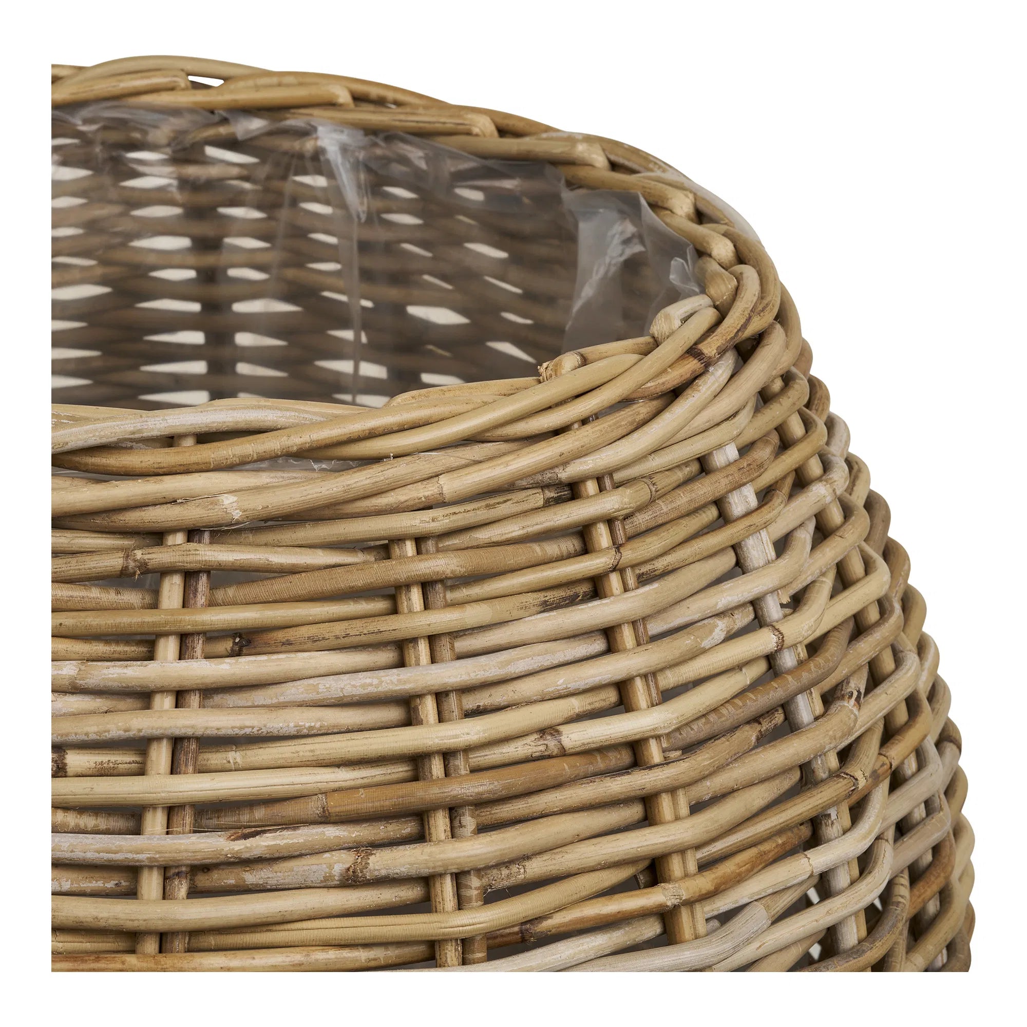 Plantenmand „Avenora“ – van Kubu-rotan, set van 2