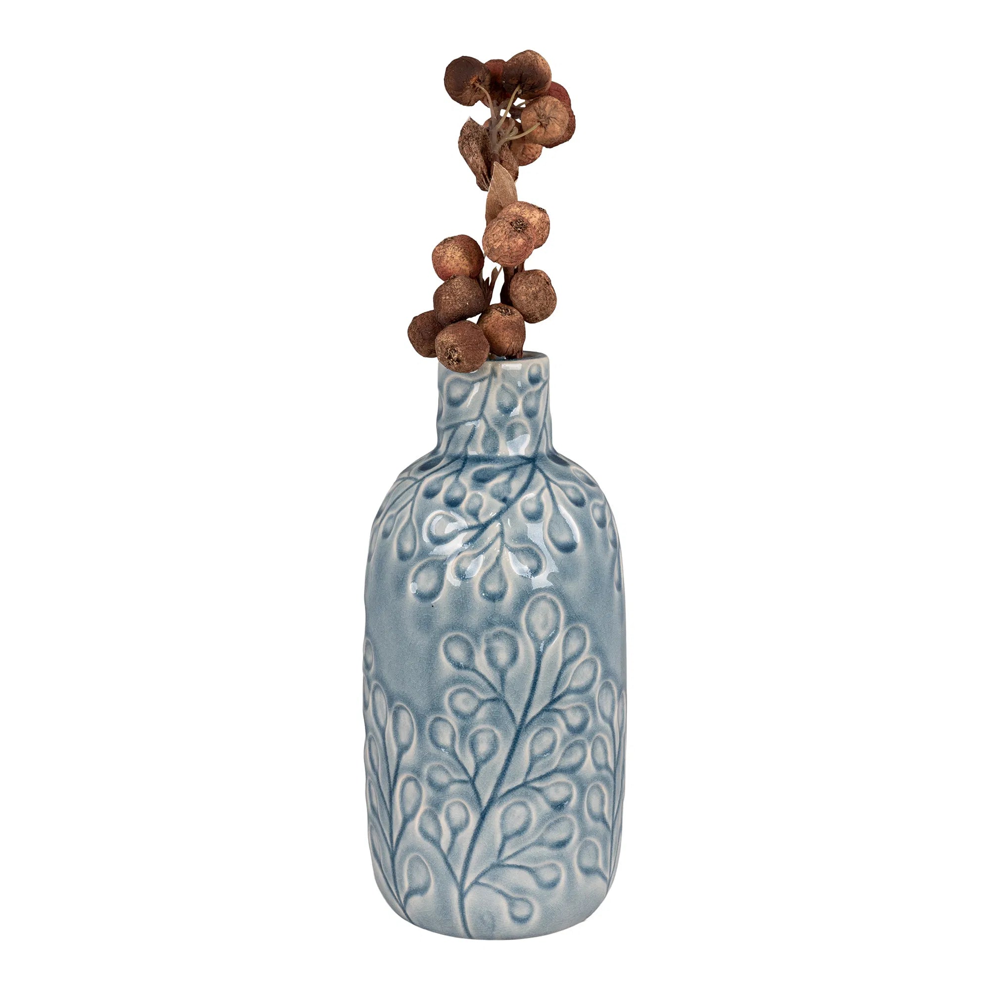 Vase Azurea – Céramique en Bleu, 26 cm