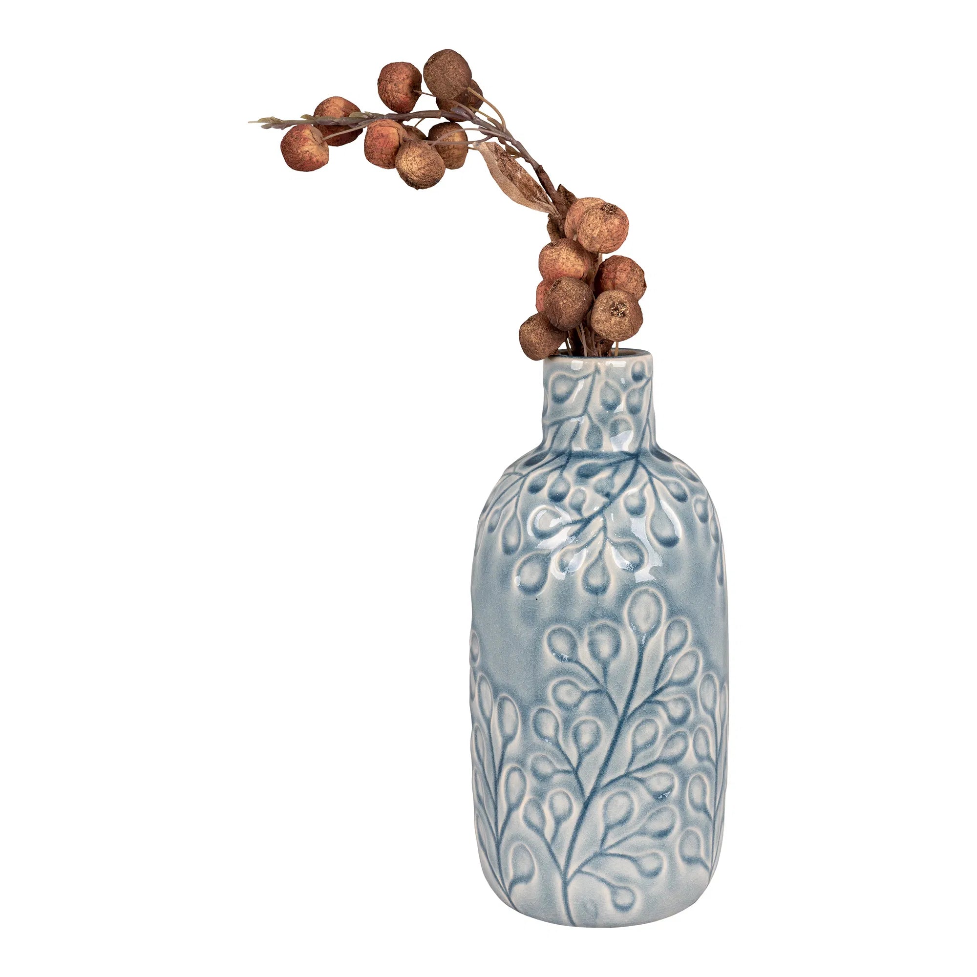Vase Azurea – Céramique en Bleu, 26 cm
