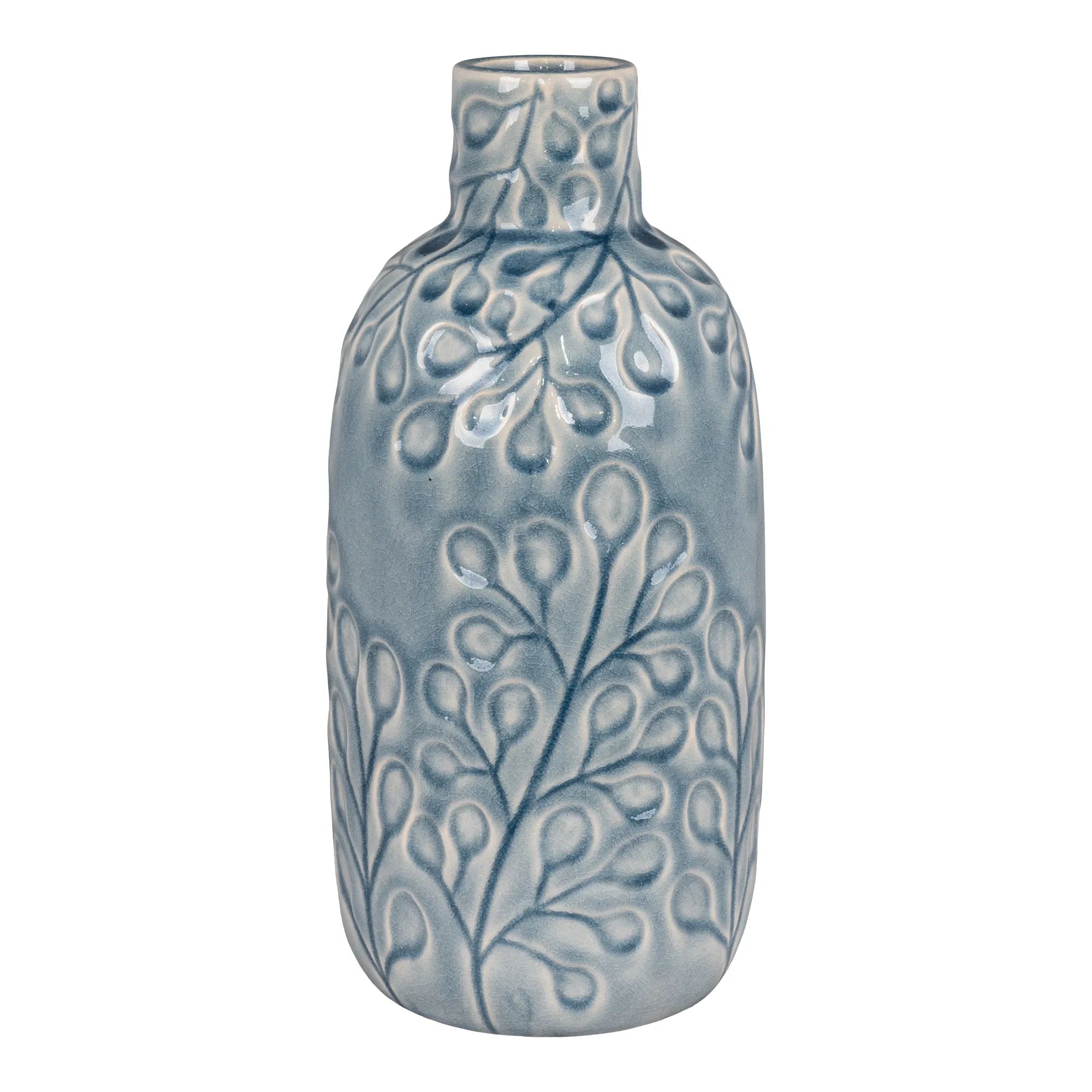 Vaas Azurea – Keramiek in Blauw, 26 cm