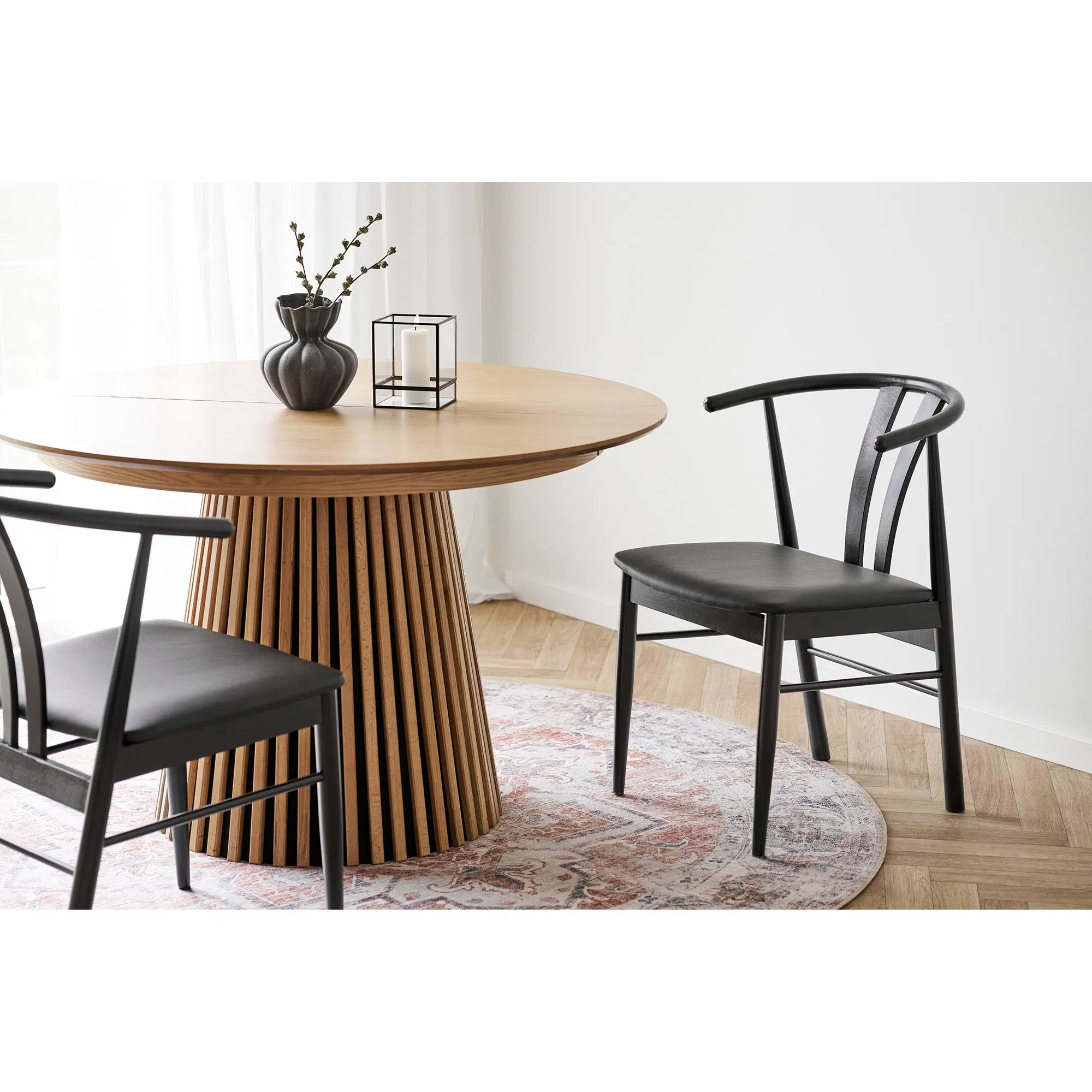 Vase « Lunara » – Céramique en Noir