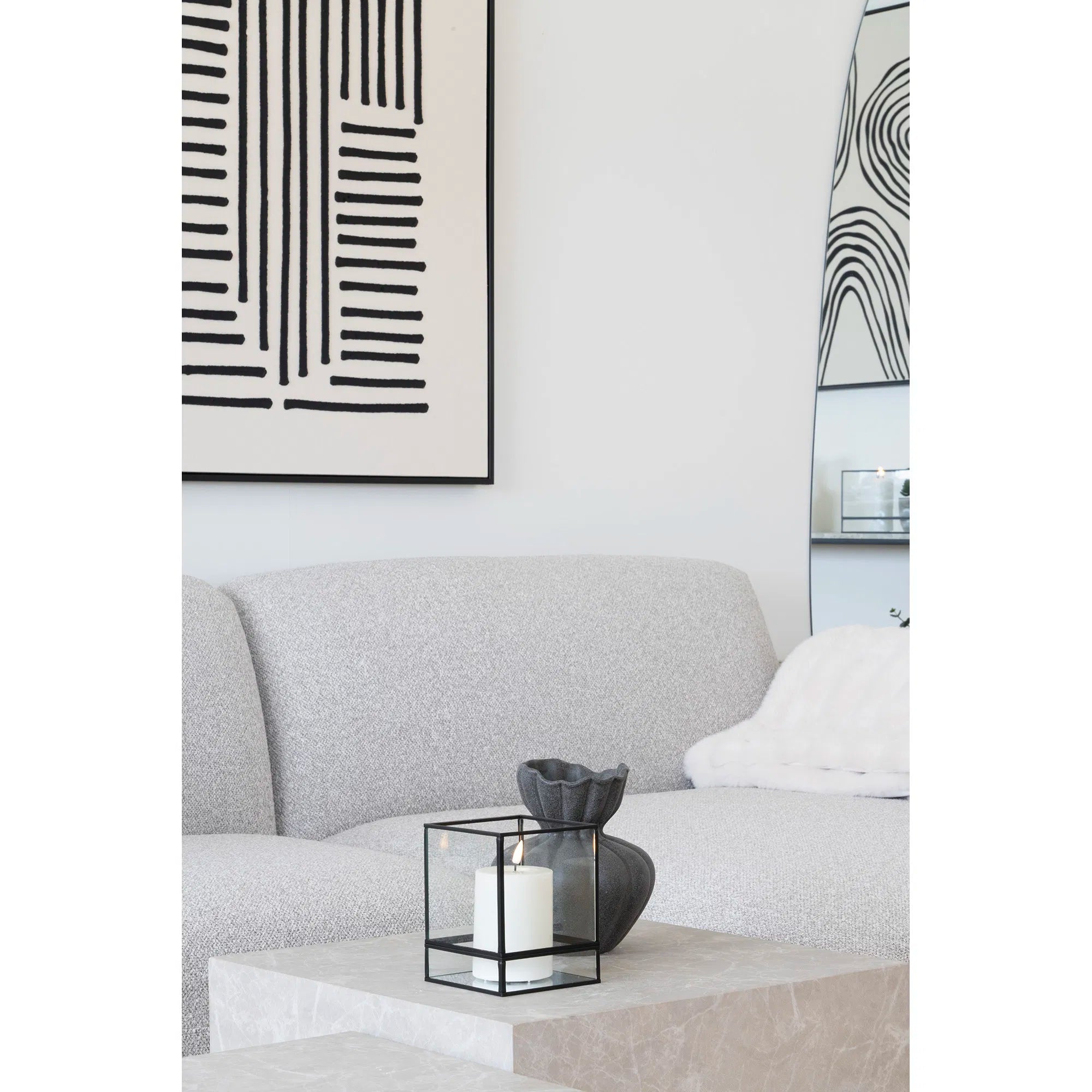 Vase « Lunara » – Céramique en Noir