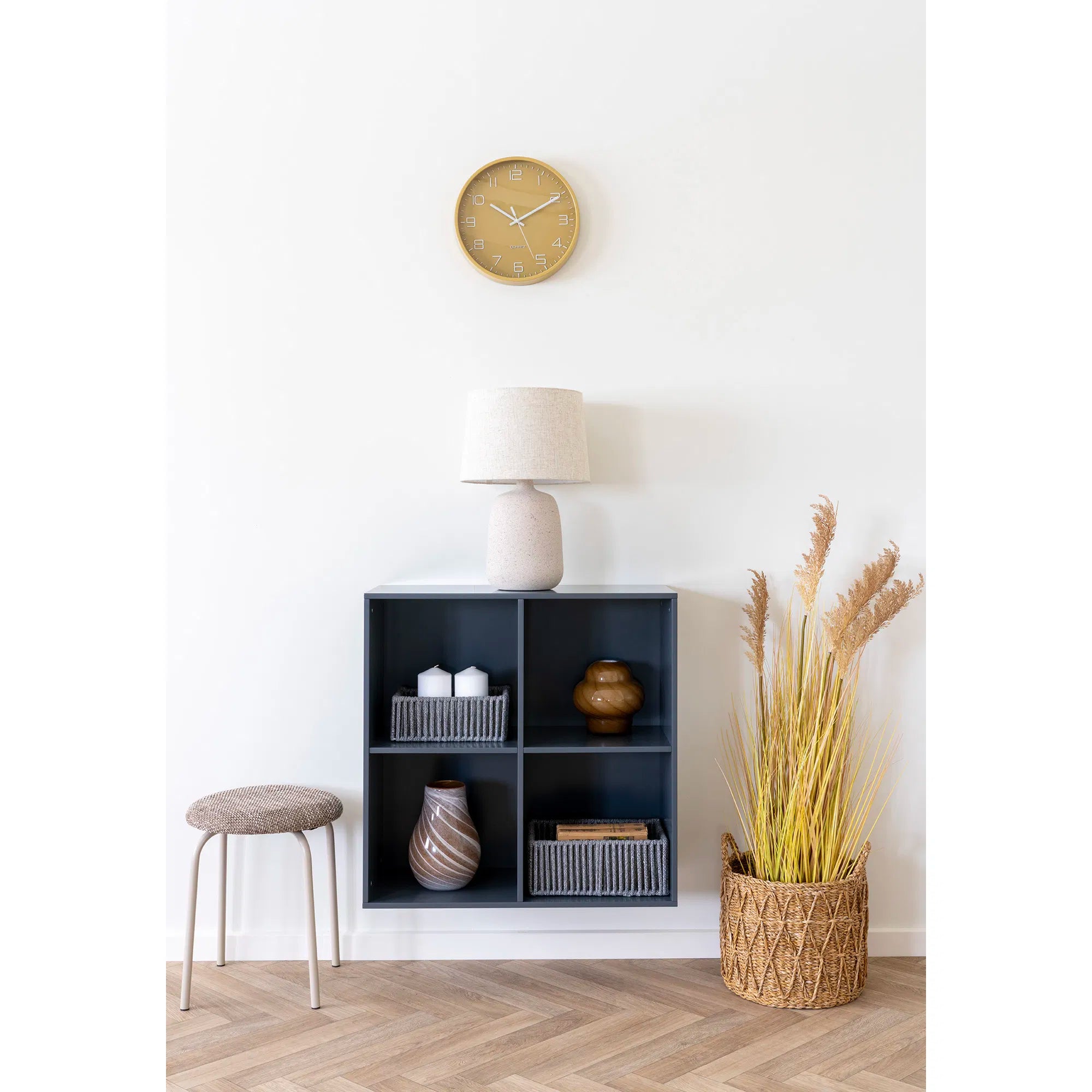 Vaas „Liora“ – glas in warme bruintint