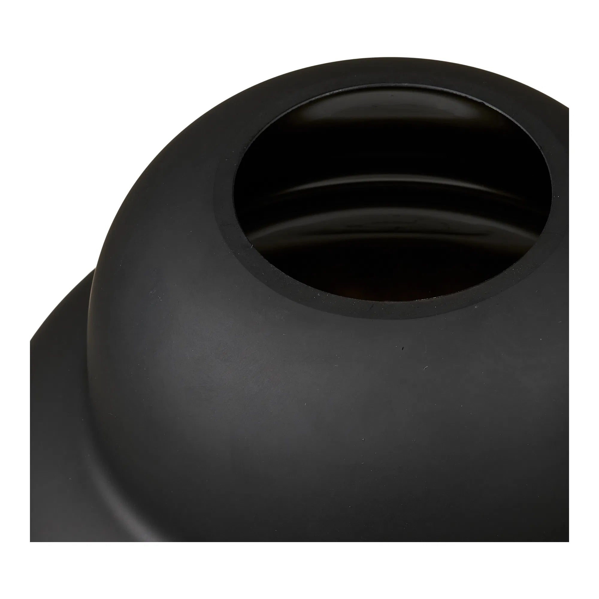 Vase Noir – Glas in sculpturale vorm