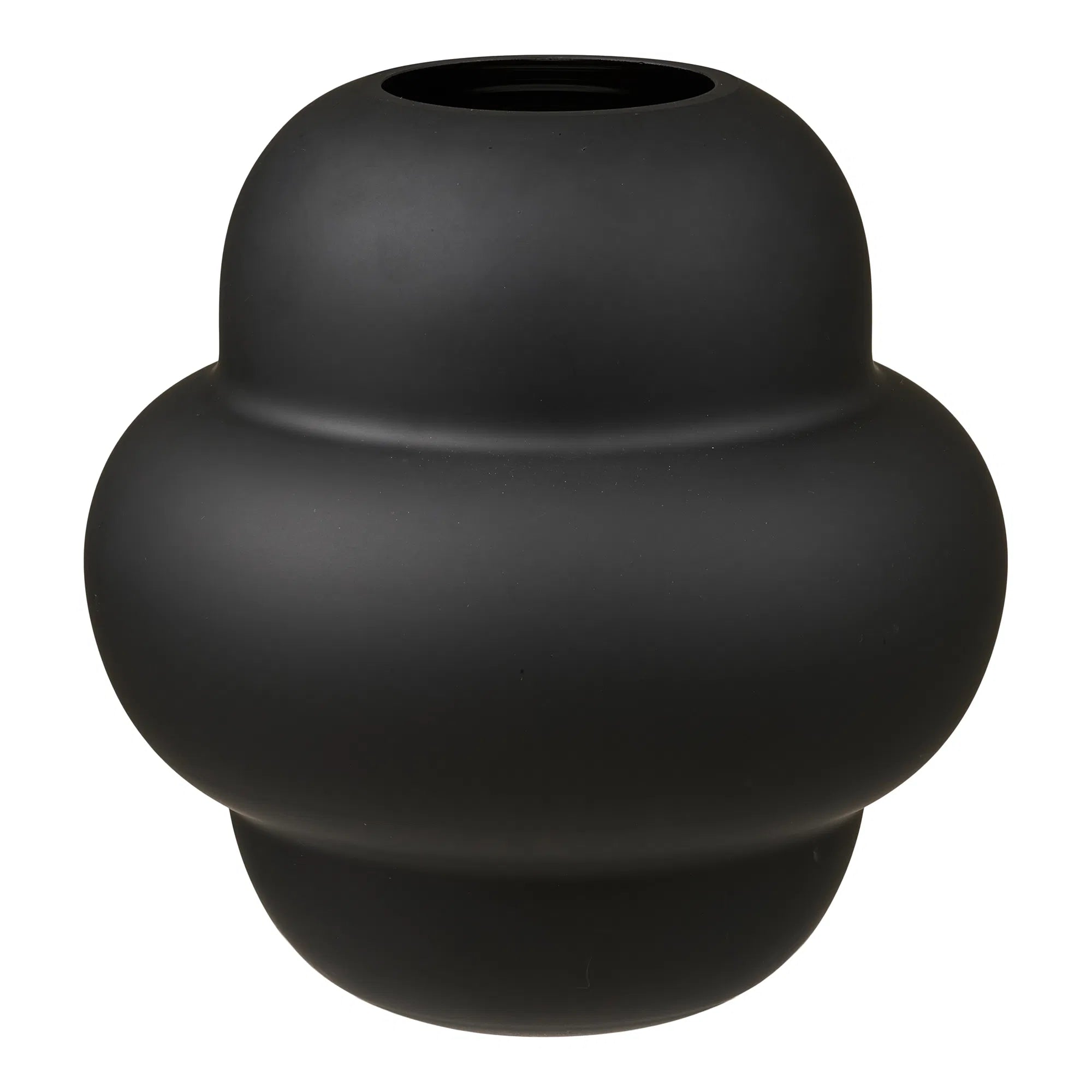 Vase Noir – Glas in sculpturale vorm