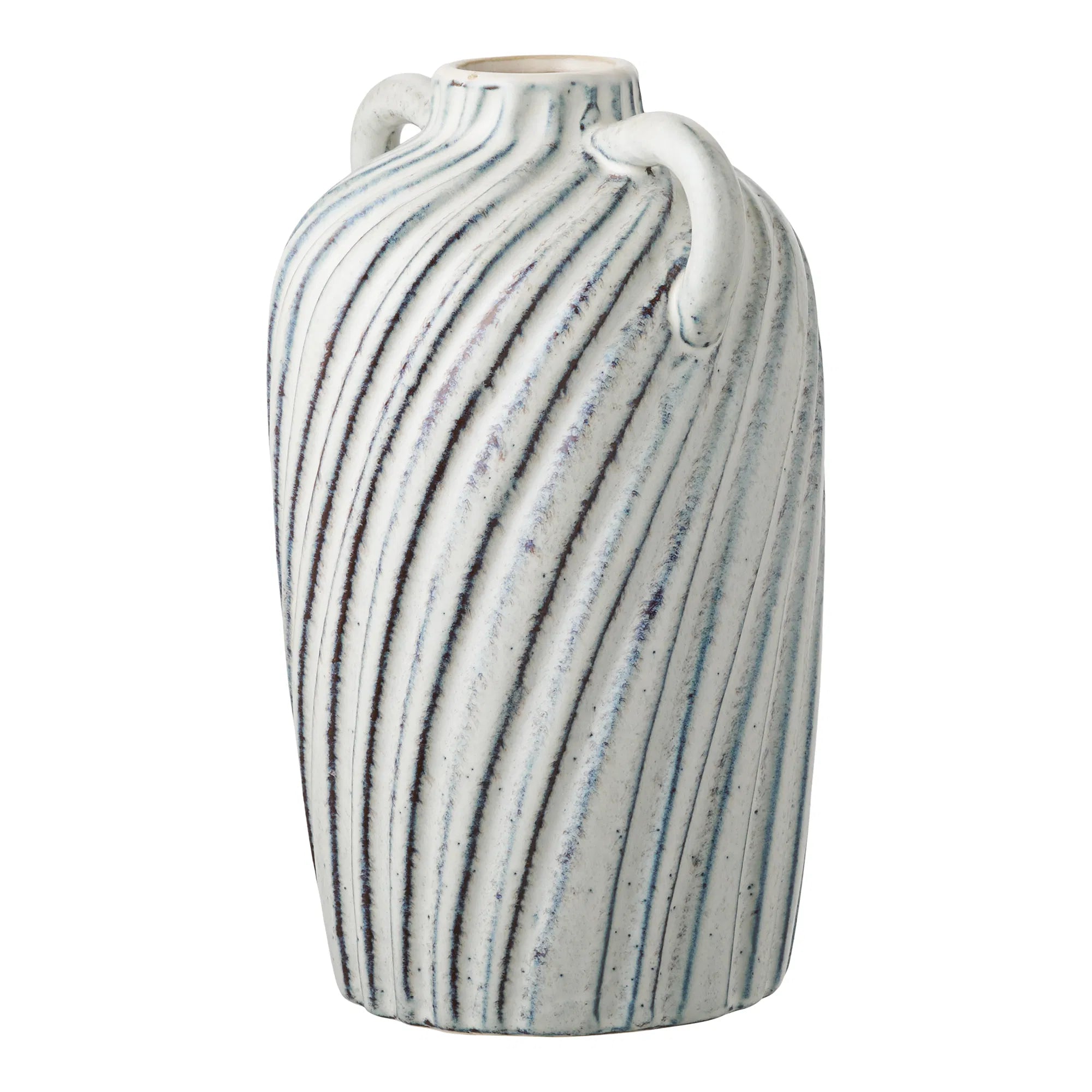 Vaas Linea Blu – keramische vaas met handvatten